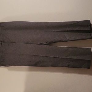 NWT Maggie Barnes CATHERINES Houndstooth Black Gray Pants Sz 20W Slimmer Classic